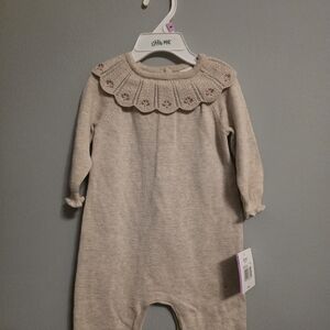 Baby Romper with Beautiful Embroidered Collar 9M NEW!